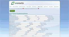 Desktop Screenshot of energycalculator.enemalta.com.mt